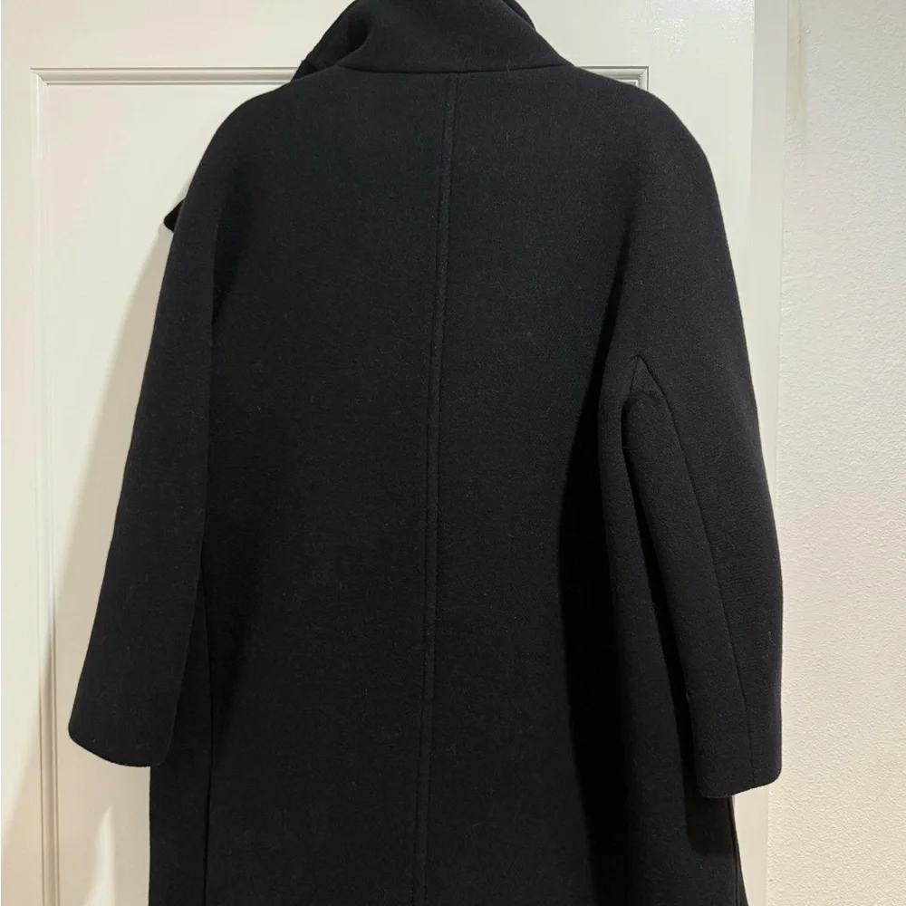 J. Crew Women's Italian Stadium Cloth Nello Gori Wool Cocoon Coat - Picture 4 of 6